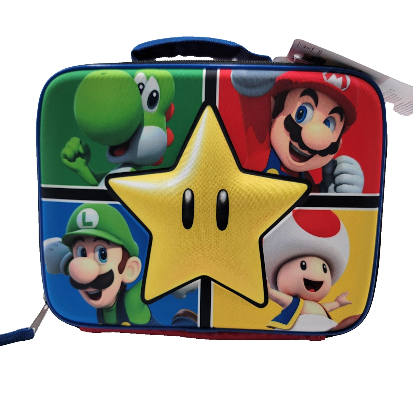 Nintendo Super Mario Insulated Lunch Box Kids Bioworld Star Luigi Yoshi Toad0
