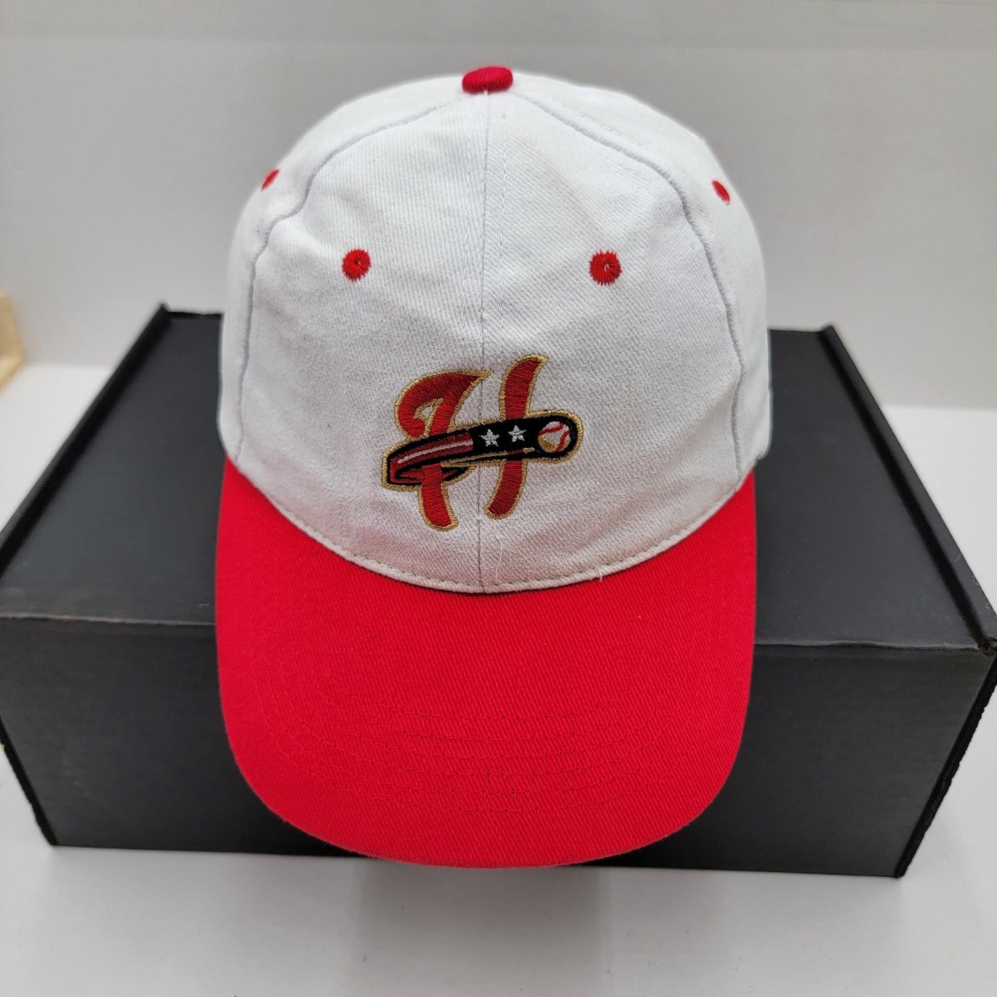 Harrisburg Senators Hat Cap Strap Back Red White Mens MILB Baseball Minor League1