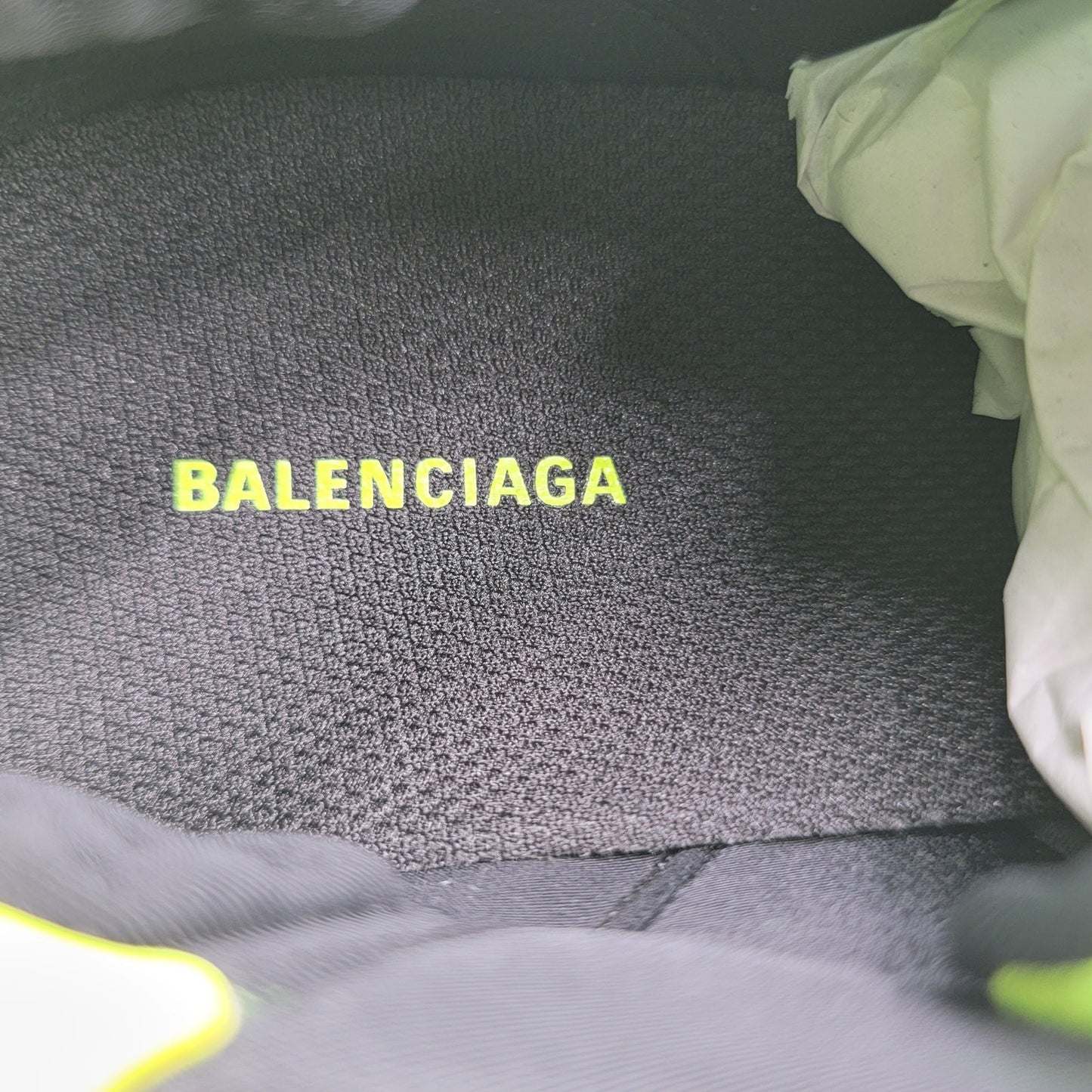 Balenciaga Women's Tyrex Fluo Yellow Sneakers  Size 77
