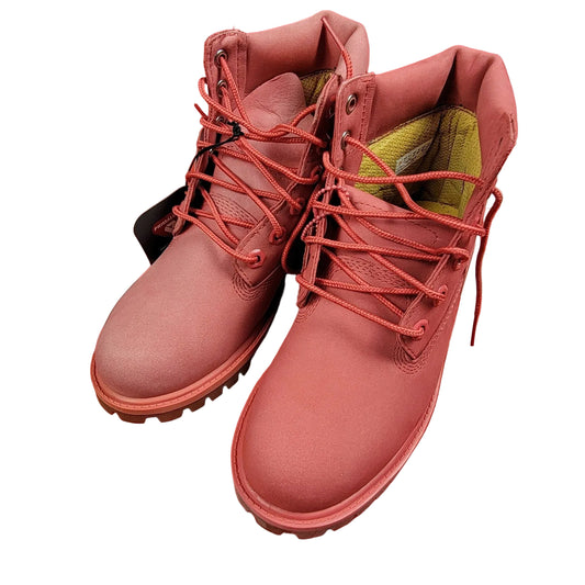 Timberland 6 Inch Premium Boots (Junior Sz 4, Pink)TB0A1LQM0