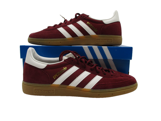 Adidas Handball Spezial Shoes Mens Size 10 Burgundy White Gum Suede JH54390