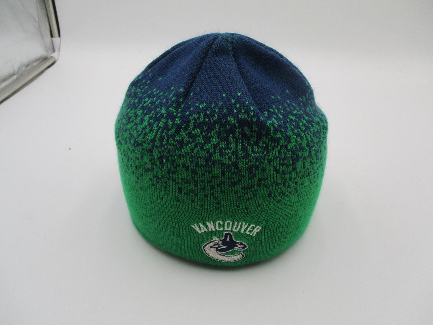Vancouver Canucks Hat Cap Knit Beanie Mens One Size Green NHL Hockey Reebok1