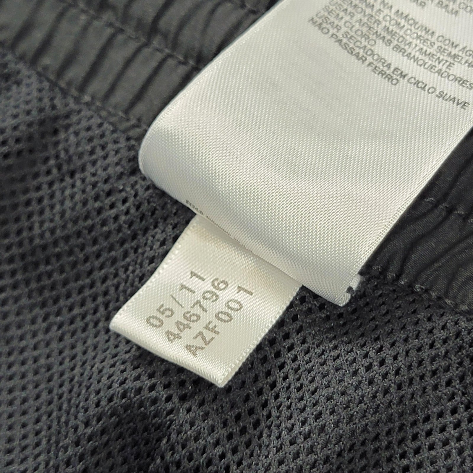 Adidas Track Pants Men 2XL Black White Mesh Lined Woven Athletic Drawstring 11754