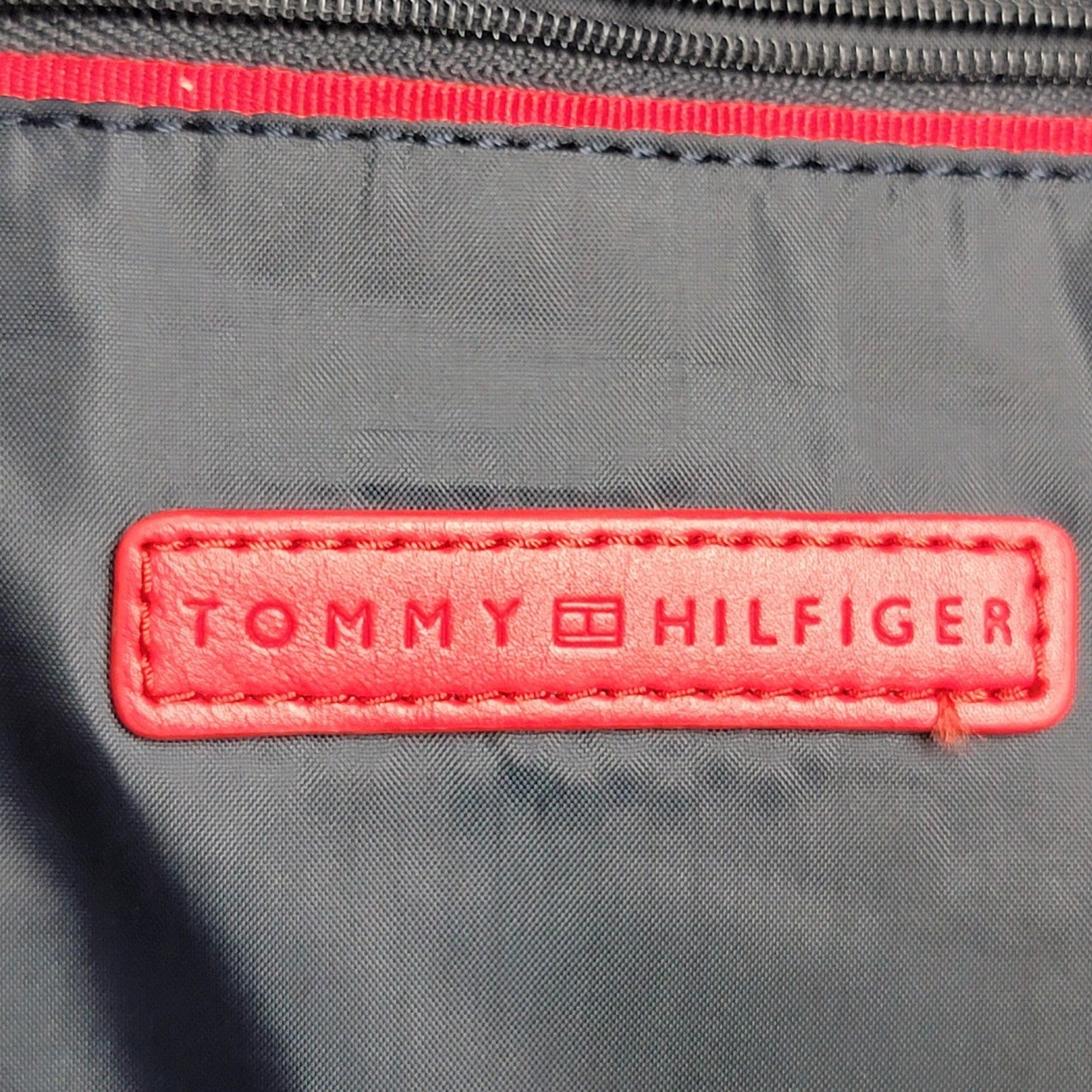 Tommy Hilfiger Backpack Womens Black Quilted Mini Bag Nylon Lightweight 69J90103