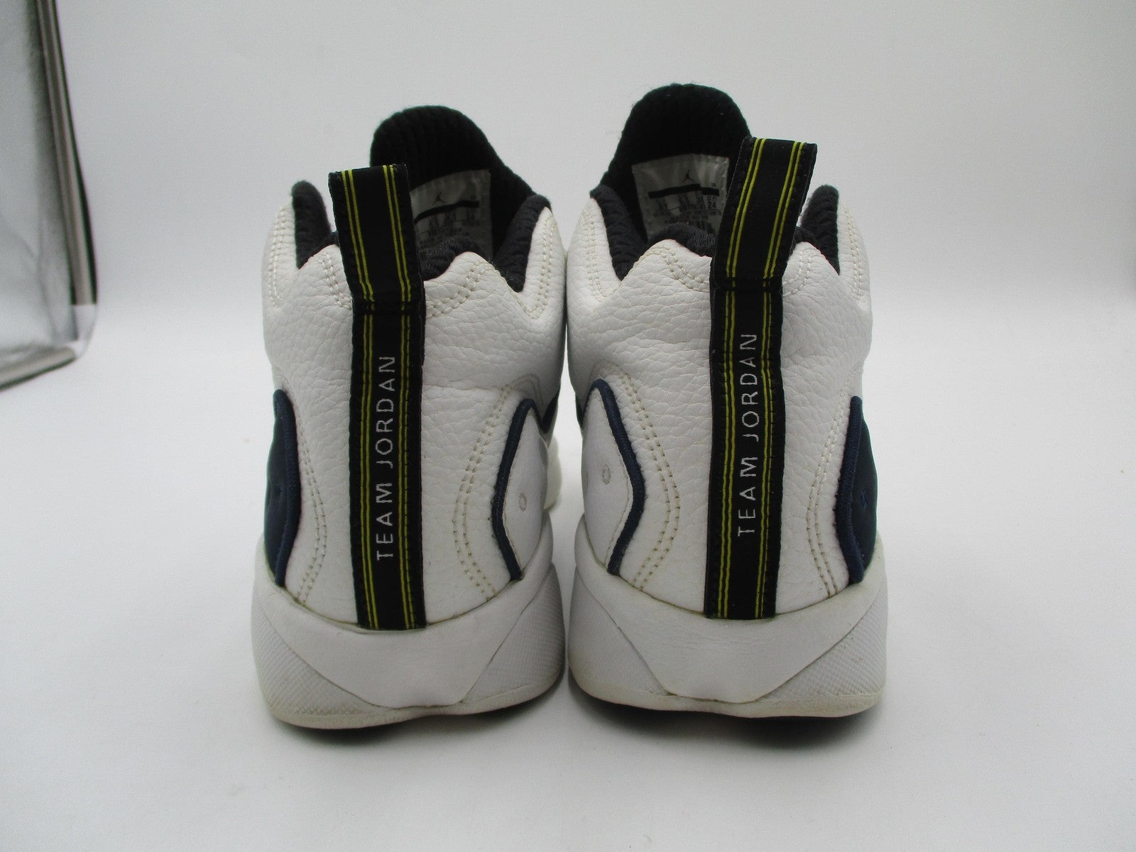 Jordan Jumpman Team 1 Shoes Youth 6Y White Navy Basketball Sneakers 820273-4178