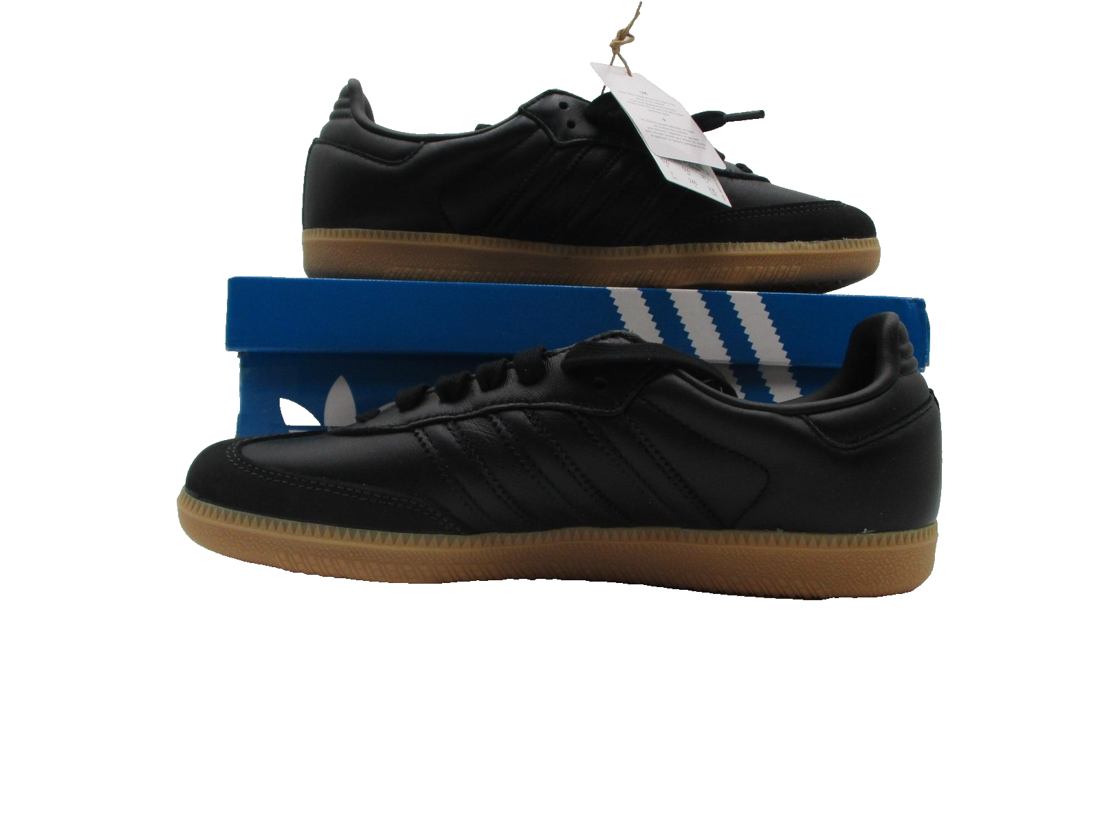 Adidas Samba OG W Shoes Womens Size 7 Black Gum Leather JS2762 Originals Classic2
