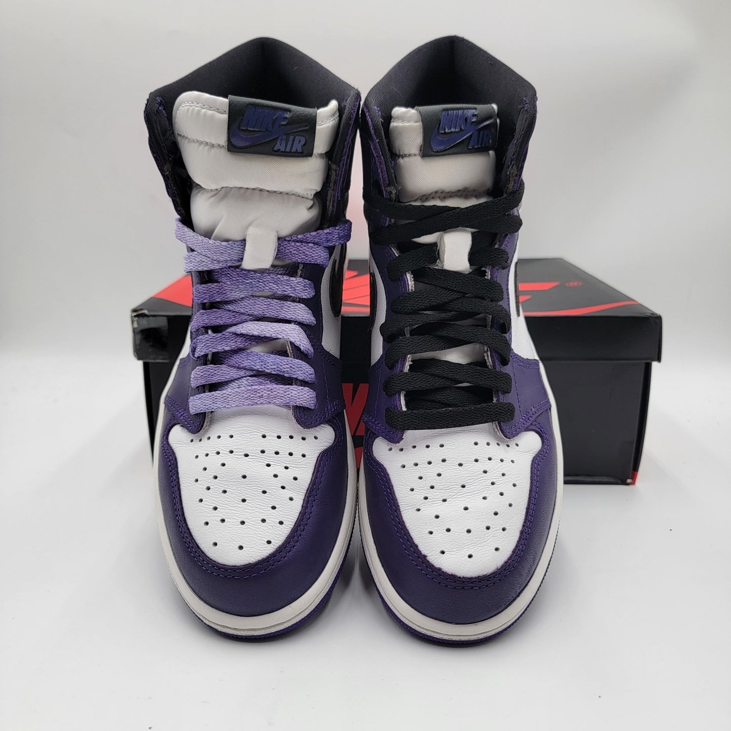 Air Jordan 1 Retro High OG Court Purple 2.0 555088-500 Men's 8 OG All Preowned2