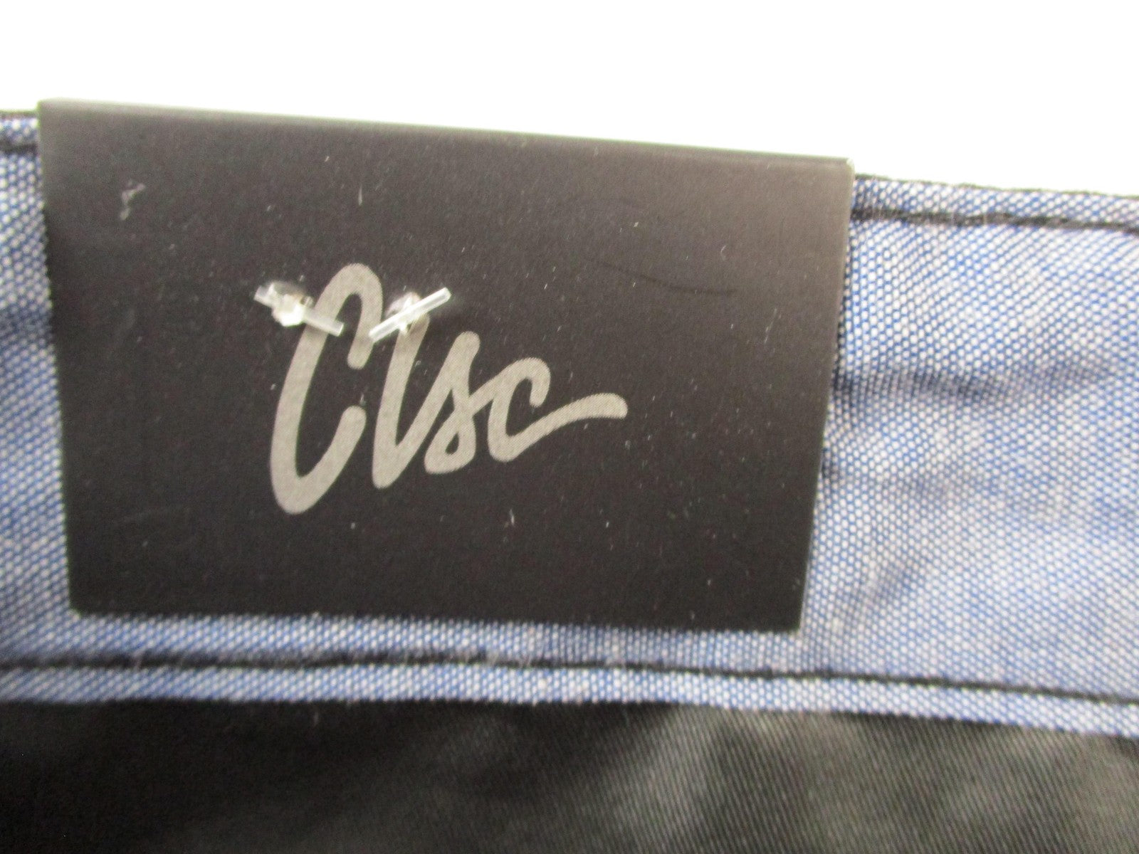 Clsc Pants Mens 38x32 Black Chino Stretch Straight Leg Twill Casual 14545