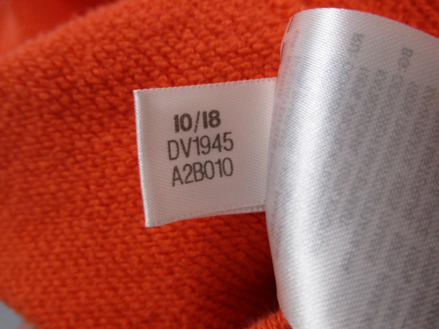 Adidas Hoodie Mens Medium Orange Fleece Sweatshirt Built For Purpose Trefoil3