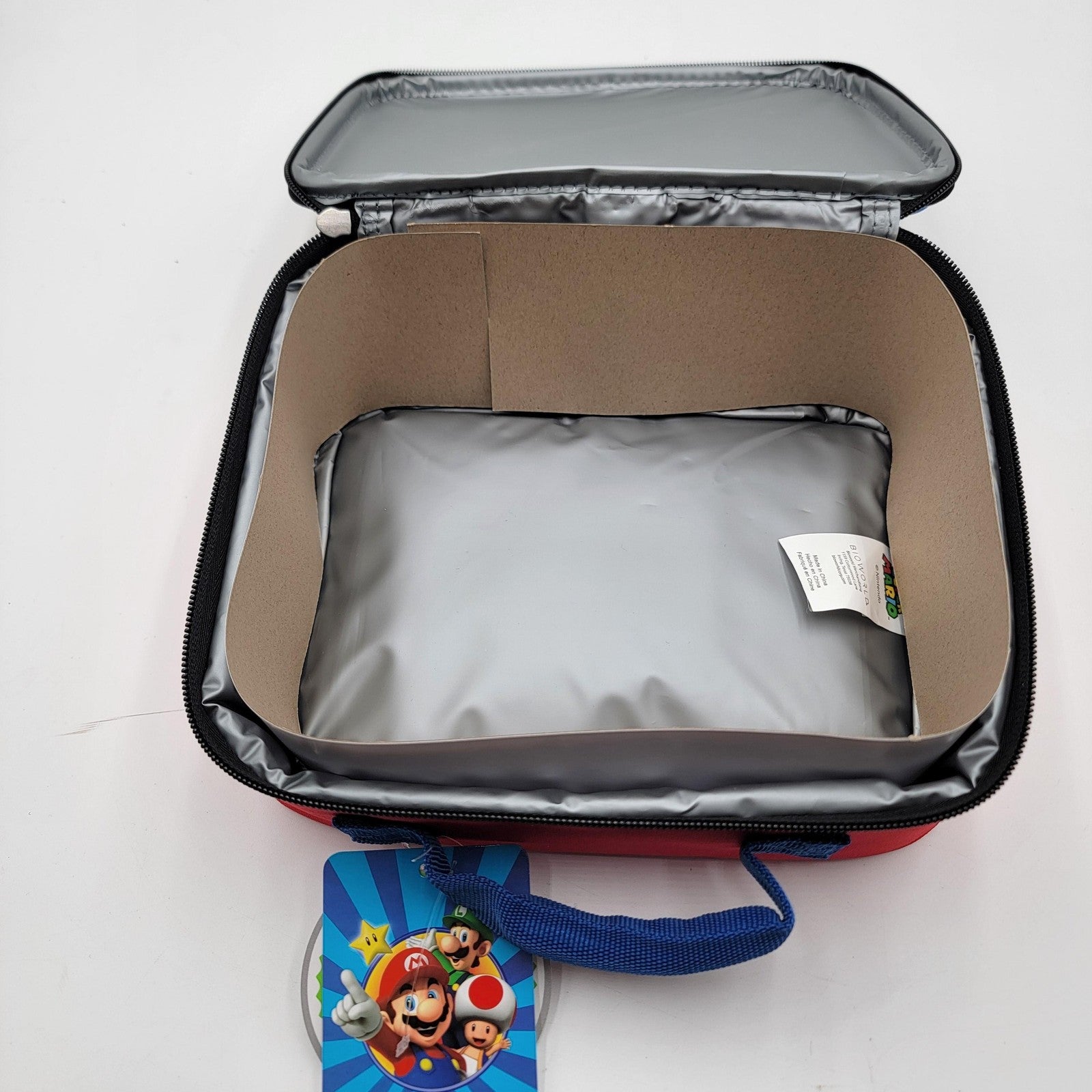 Nintendo Super Mario Insulated Lunch Box Kids Bioworld Star Luigi Yoshi Toad3