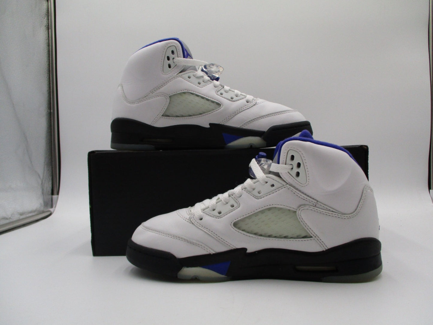 Nike Air Jordan 5 Retro GS Racer Blue White Black Size 5.5Y 440888141 1B11