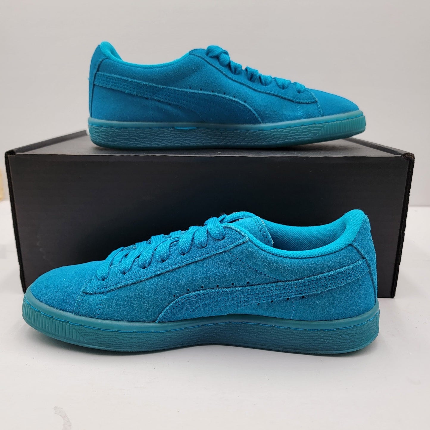 Puma Suede Iced Fluo Jr 'Atomic Blue' Sz 7C 36193602