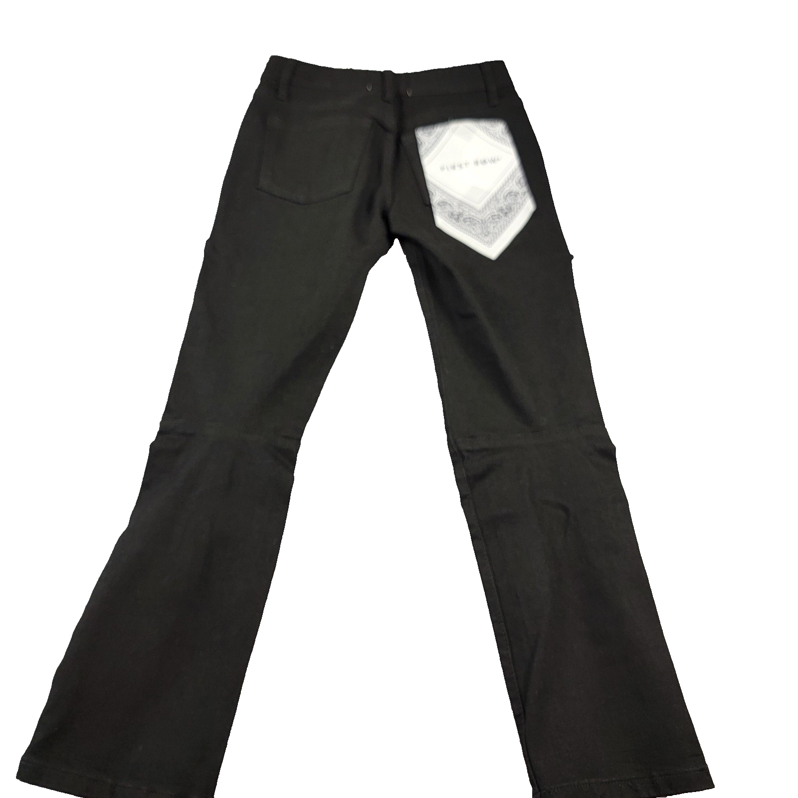First Row Racing Pants Youth Med Black Stone Denim Patches Fast Crew Winner 9201