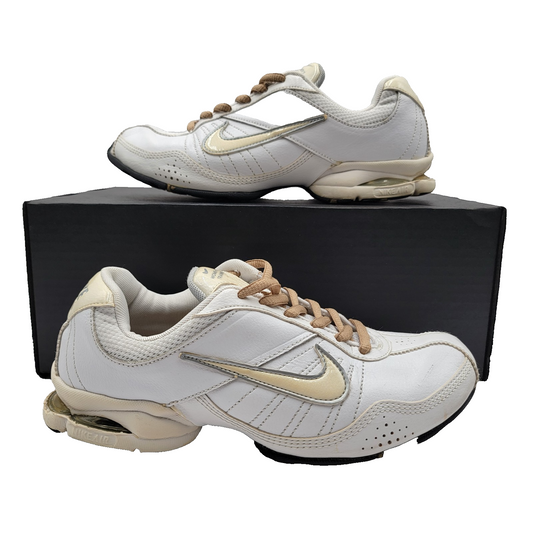 Nike Shox Navina Women’s Training Shoes White Gold 366650111 Size 7.5
