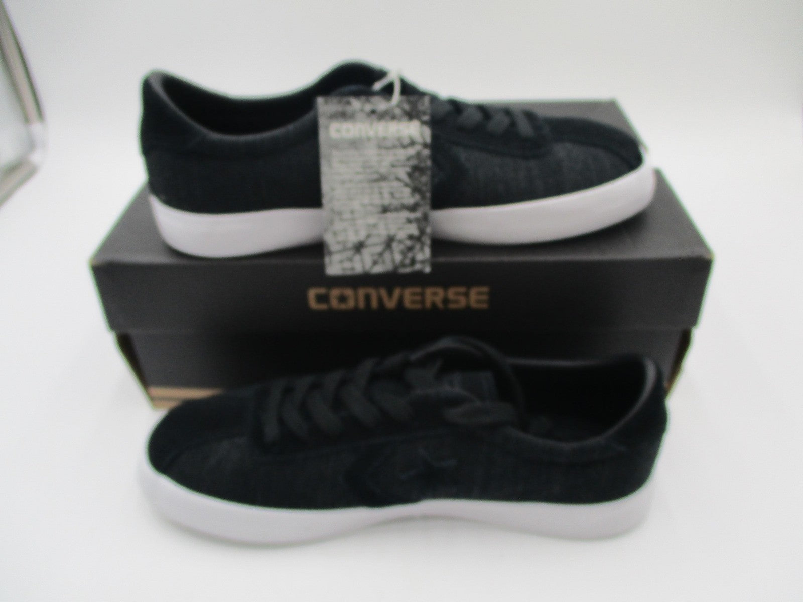 Converse Breakpoint Ox Shoes Mens Sz 6 Womens 7.5 Black White Sneakers 155581C3