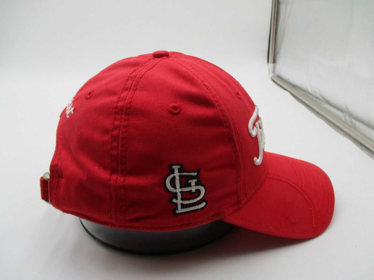 St. Louis Cardinals Hat Cap Strap Back One Size Red MLB Baseball Mens Titleist8