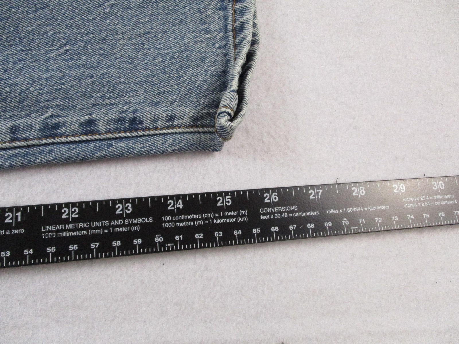 Modern American Topanga Jeans Womens 26 High Rise Wide Leg Crystal Blue 14699