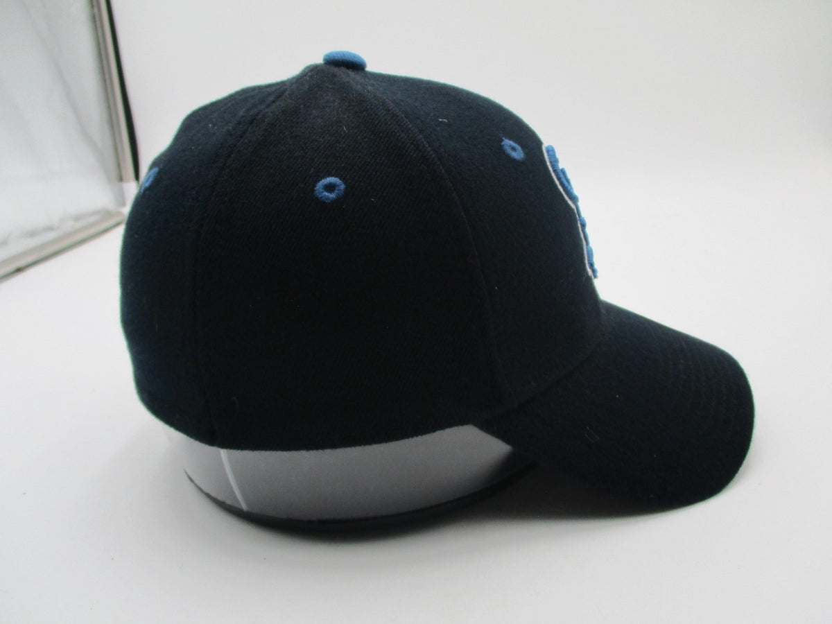 Saints Hat Cap Fitted Mens Small Blue Zephyr Stretch Fit Embroidered Script8