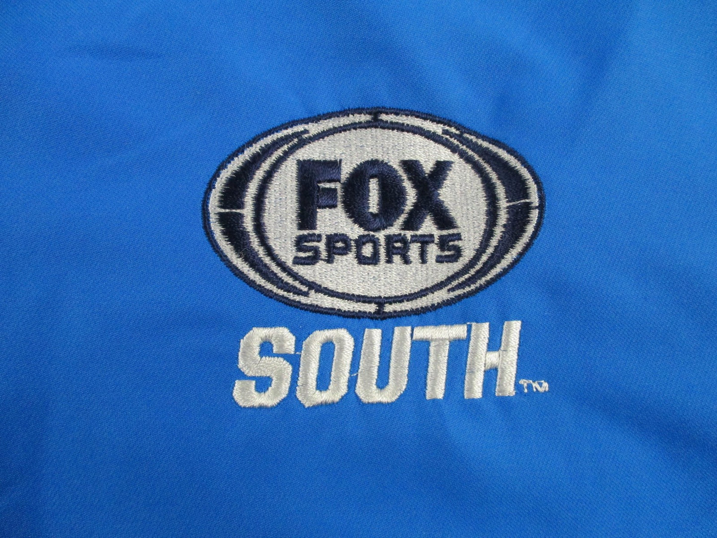 Nike Golf Fox Sports South Jacket Mens Medium Blue 1/4 Zip Windbreaker Pullover3