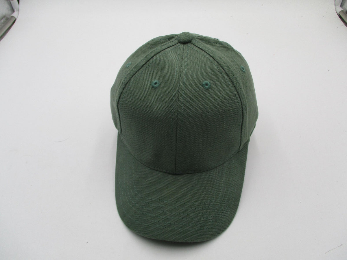 Great Republic Hat Cap Strap Back Mens One Size Green Canvas Solid Baseball2