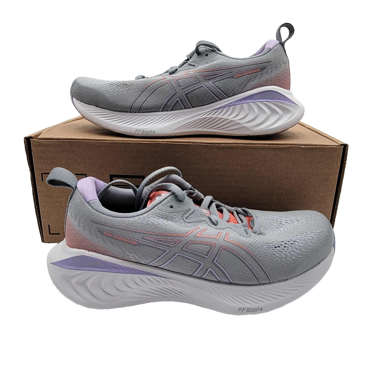 Asics Wmns Gel Cumulus 25 'Sheet Rock Papaya' Sz 7.5 1012B441 020