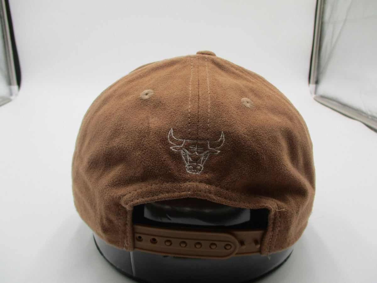 Chicago Bulls Hat Cap Snap Back One Size Brown NBA Basketball Mens Ultra Game8