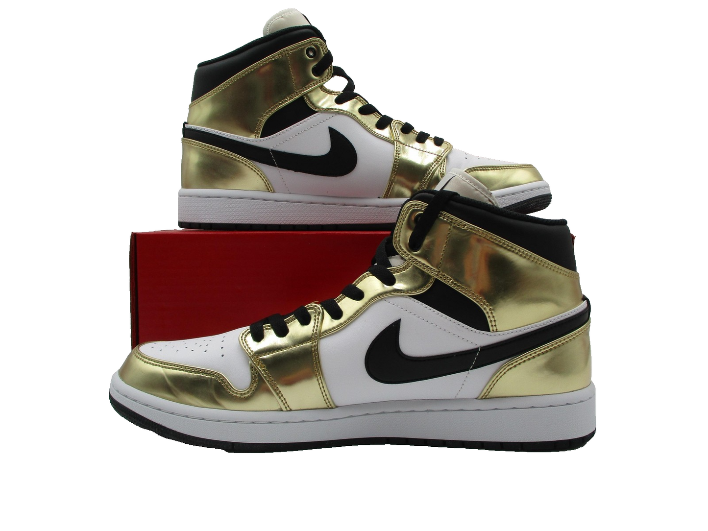 Nike Air Jordan 1 Mid SE Metallic Gold Shoes Men's Size 12 DC1419-700 1F82