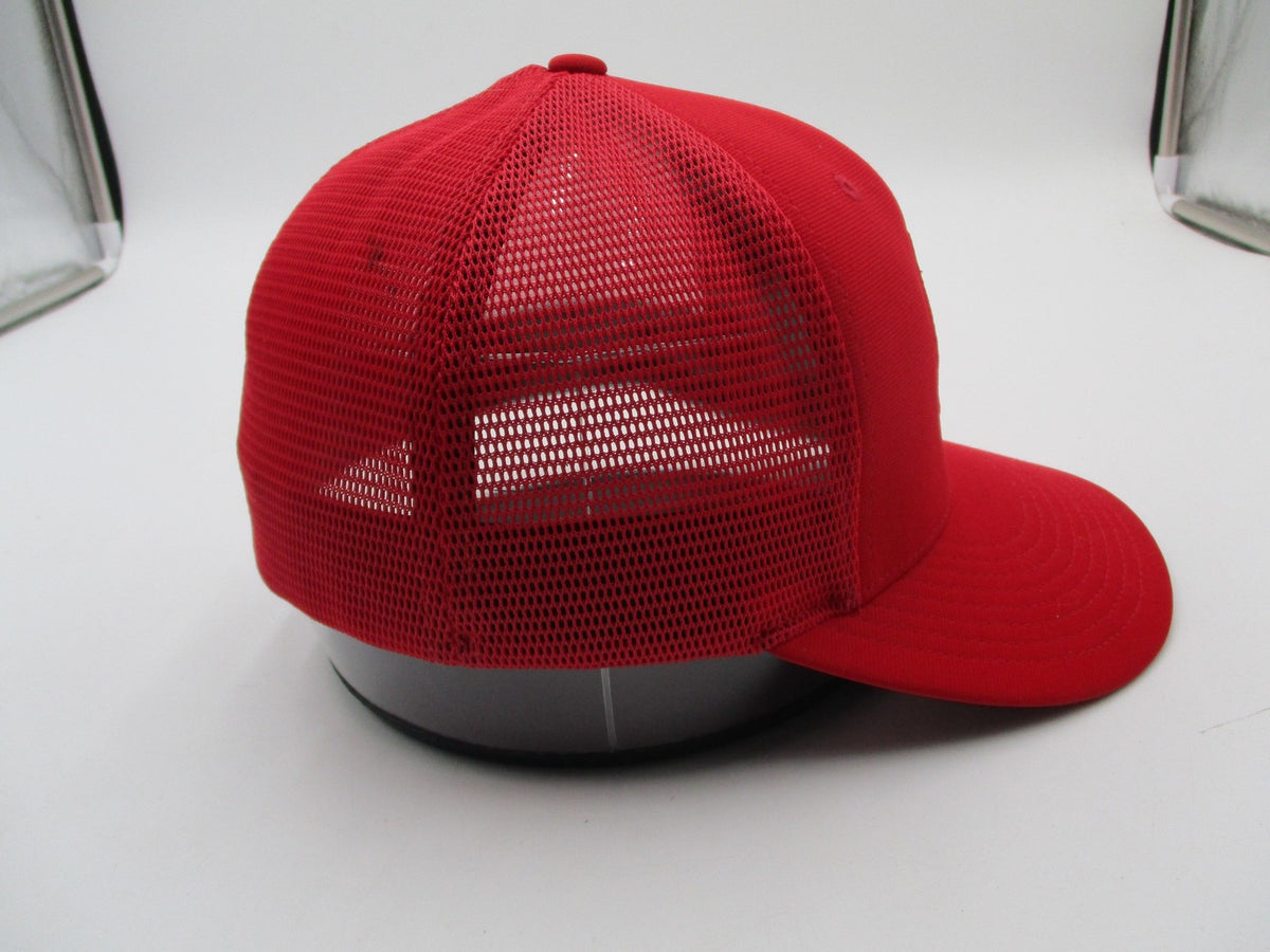 Richardson Hat Cap Fitted Men S/M Red Cincinatti Spring Training Trucker PTS 20M8