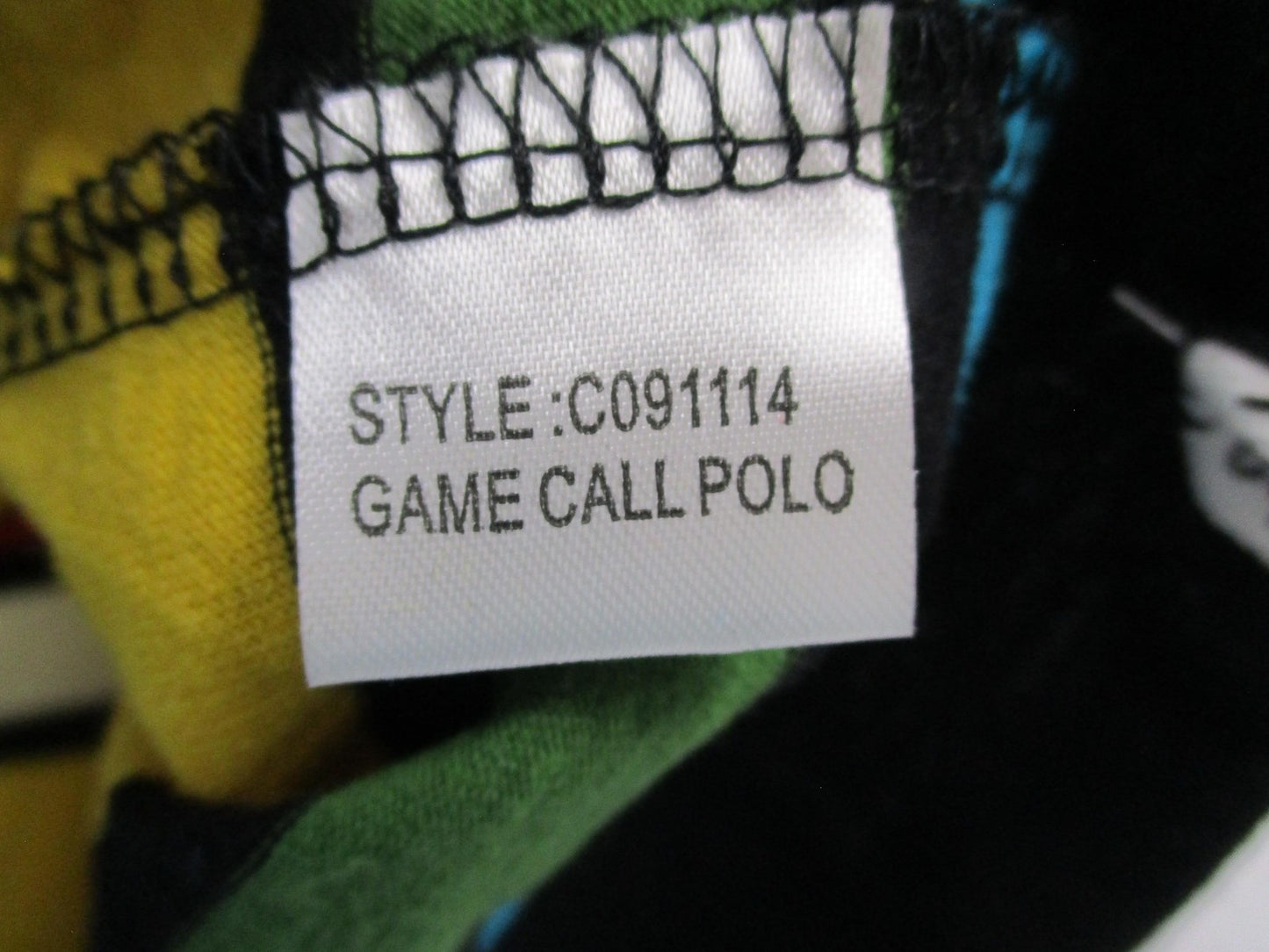 LRG Game Call Polo Shirt Mens XL Multicolor Striped Short Sleeve Cotton 163611