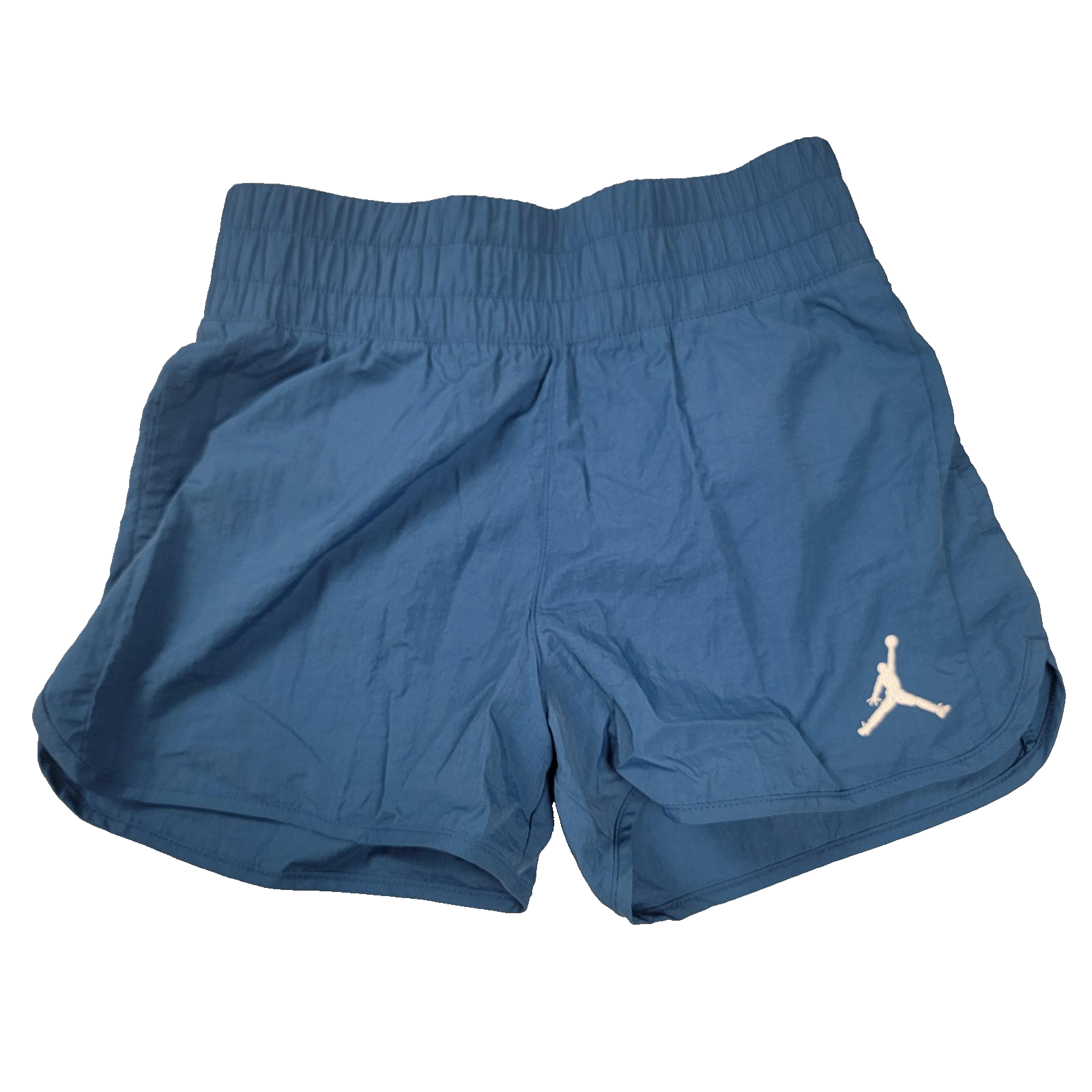 Jordan Shorts Girls Large Industrial Blue Athletic Lightweight Jumpman Logo NWT0