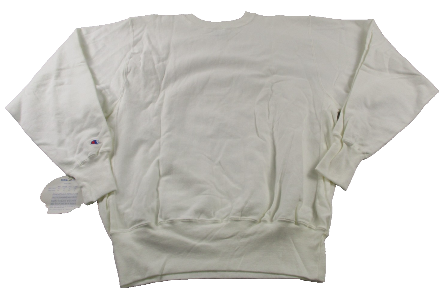Champion Reverse Weave Crewneck Sweatshirt Vintage 1990s White XXL NWT Made USA1