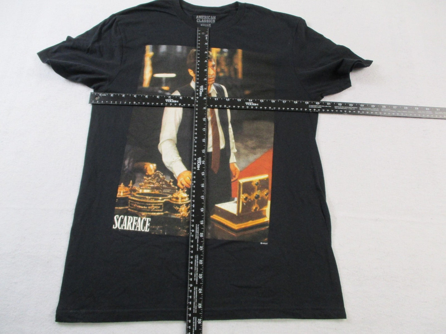 Scarface American Classics Mens Medium Black Tony Montana Graphic Tee 153715384