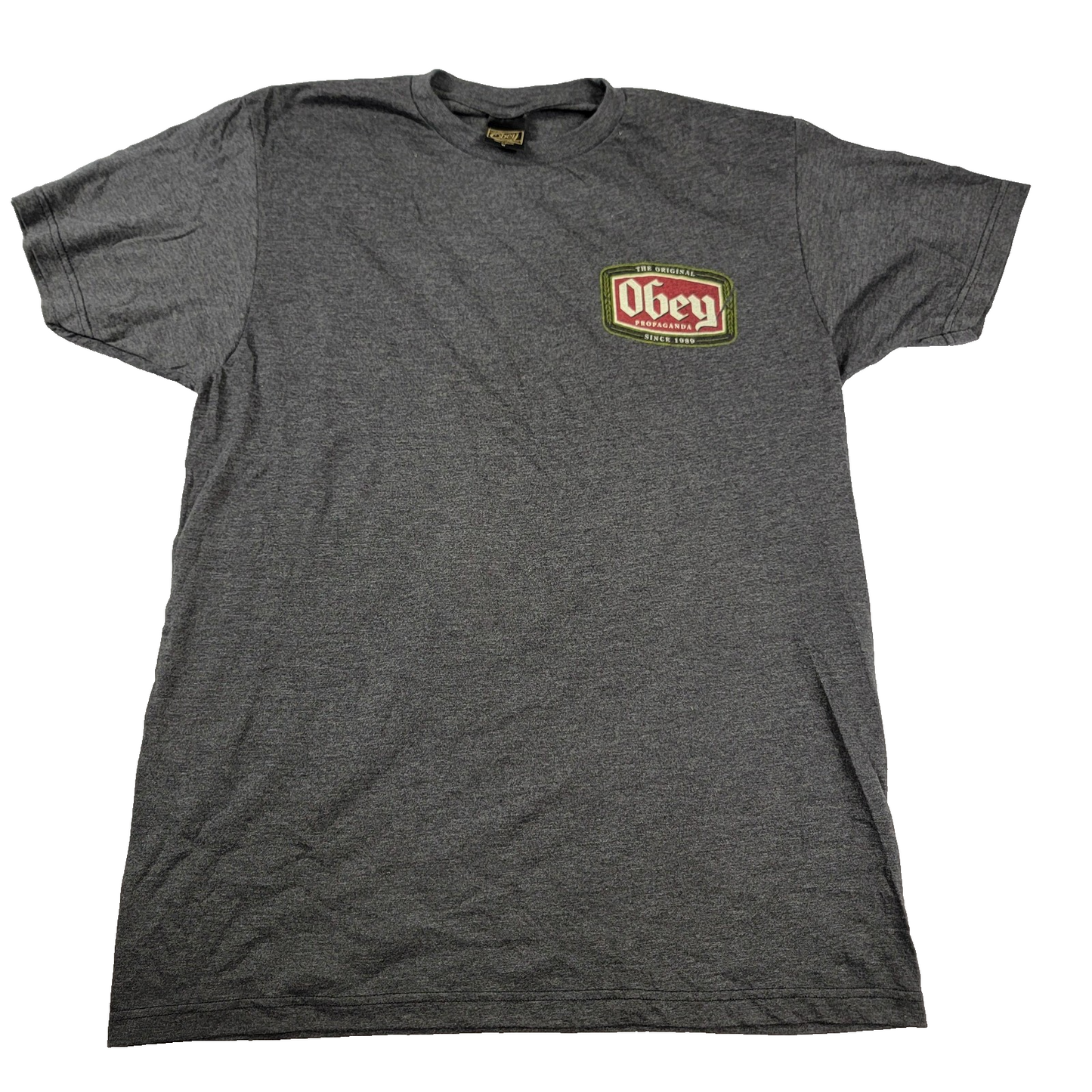 3 pack Bundle Mens Medium Graphic Obey TShirts in Black and Gray + Bonus