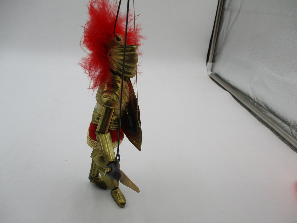 Vintage 1970s Pupo Siciliano Italian Knight Marionette 8 inch3