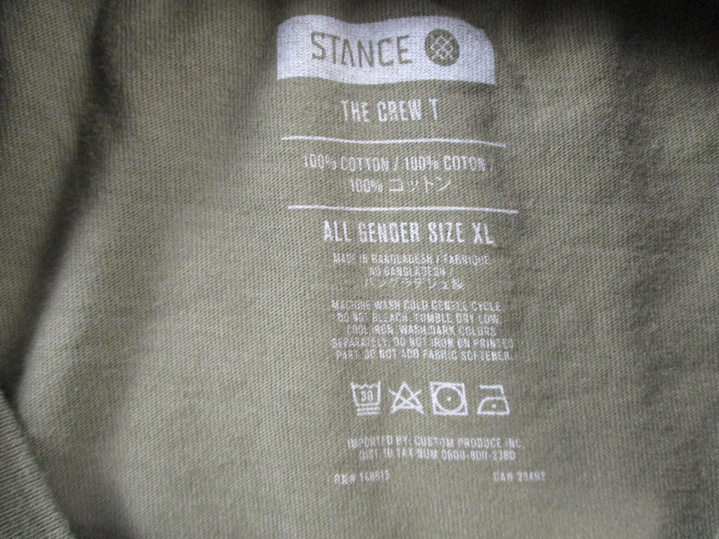 Stance Shirt Men XL Olive Green Ishod Wair Dog Graphic Tee Real Skateboards 15582