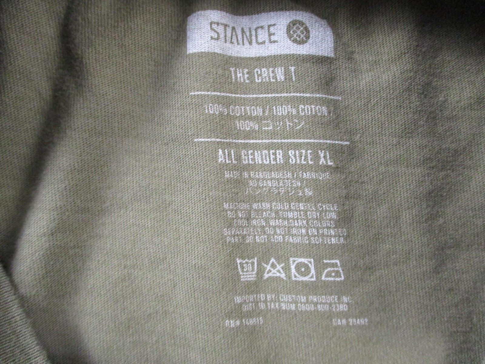 Stance Shirt Men XL Olive Green Ishod Wair Dog Graphic Tee Real Skateboards 15582