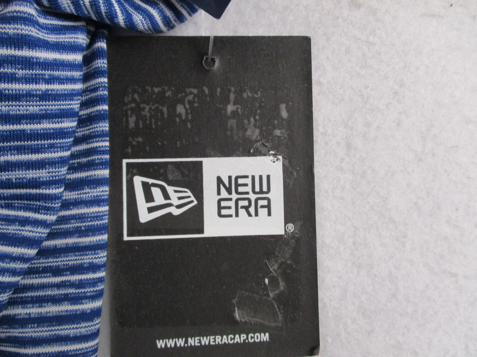 New York Mets Shirt Womens 2XL Blue White Striped MLB Baseball New Era Tee 15008