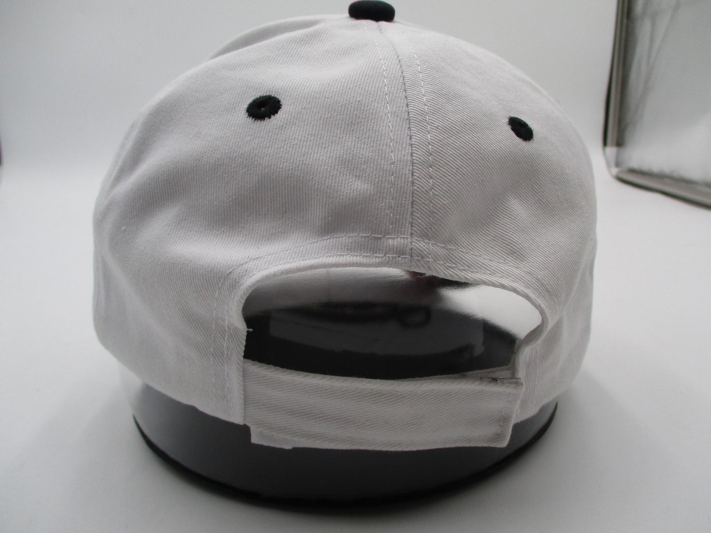 Mykonos Hat Cap Strap Back Mens One Size Floral Brim White Twill Karfil Greece5