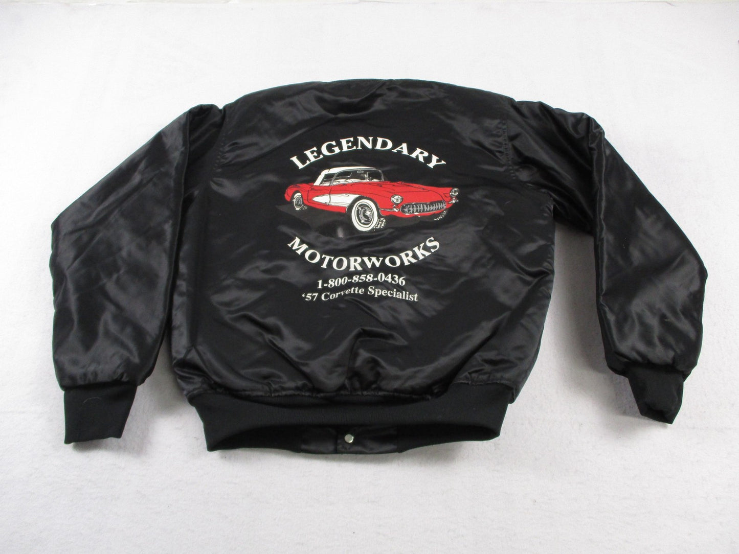 Game Sportswear Jacket Womens Medium Black Nylon Legendary Motorworks Corvette1
