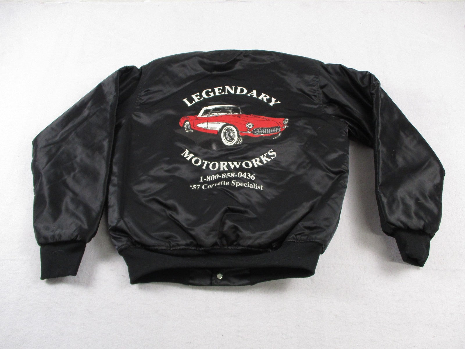 Game Sportswear Jacket Womens Medium Black Nylon Legendary Motorworks Corvette1