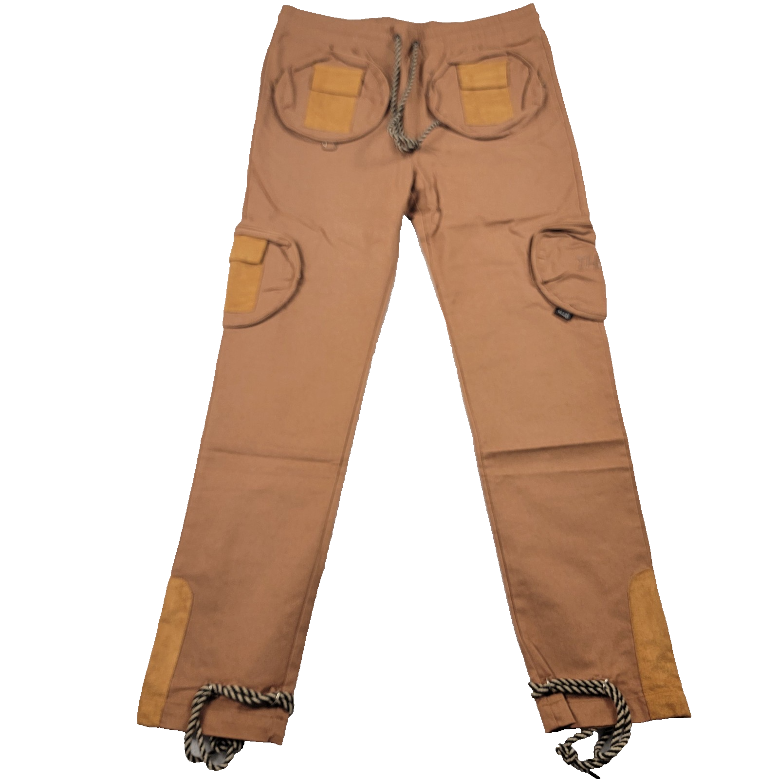 The Hideout Clothing Tan Utility Cargo Pants Limited Edition Size Large