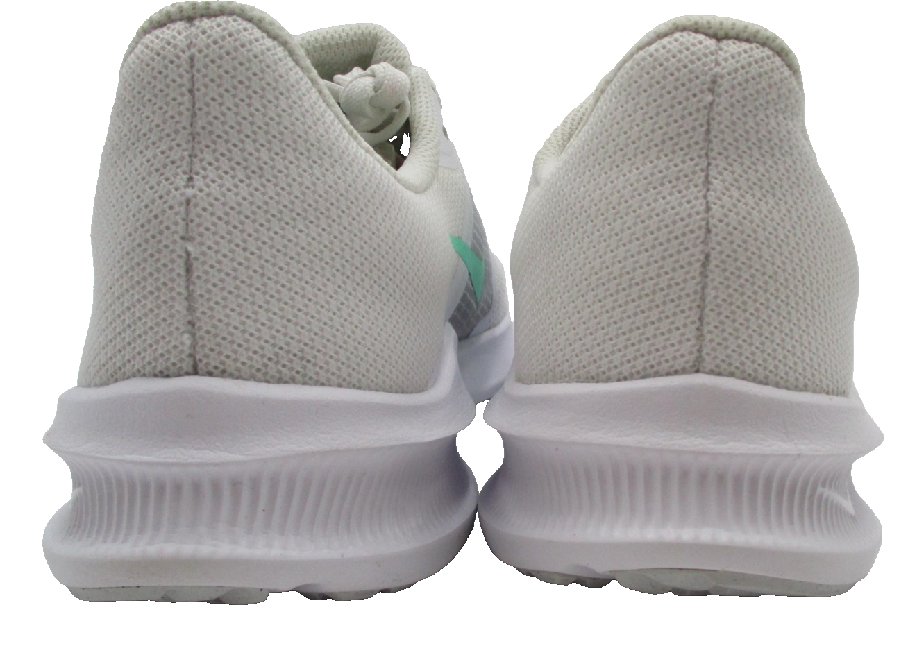 Nike Downshifter Shoes Womens Size 10 White Teal Running Sneakers CW3413101 1T56