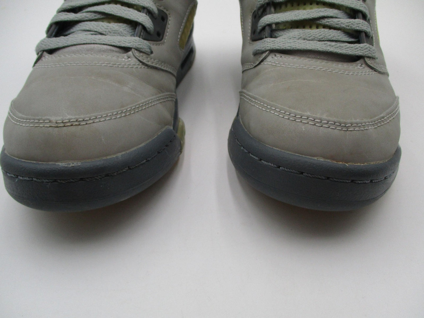 Nike Air Jordan 5 Retro Green Bean Shoes Youth Size 7Y Gray Volt GS DQ3734-0038