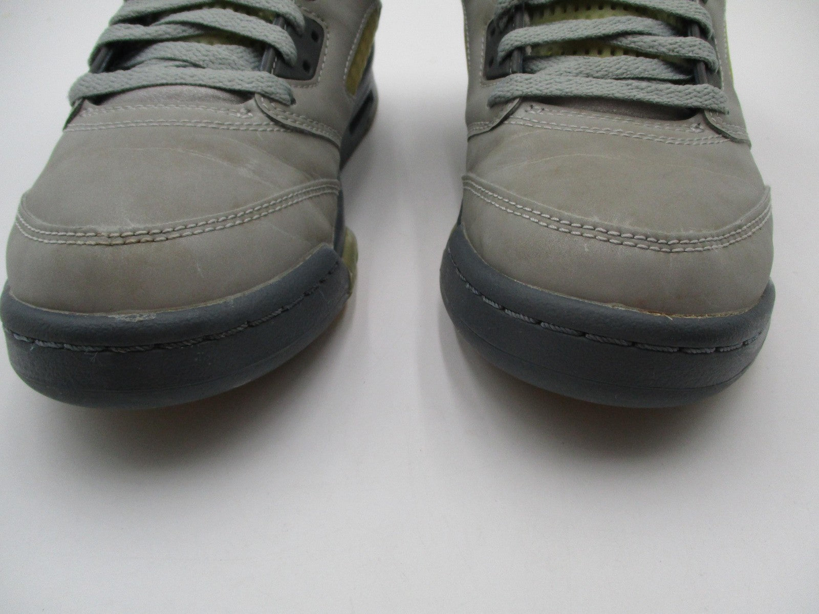 Nike Air Jordan 5 Retro Green Bean Shoes Youth Size 7Y Gray Volt GS DQ3734-0038