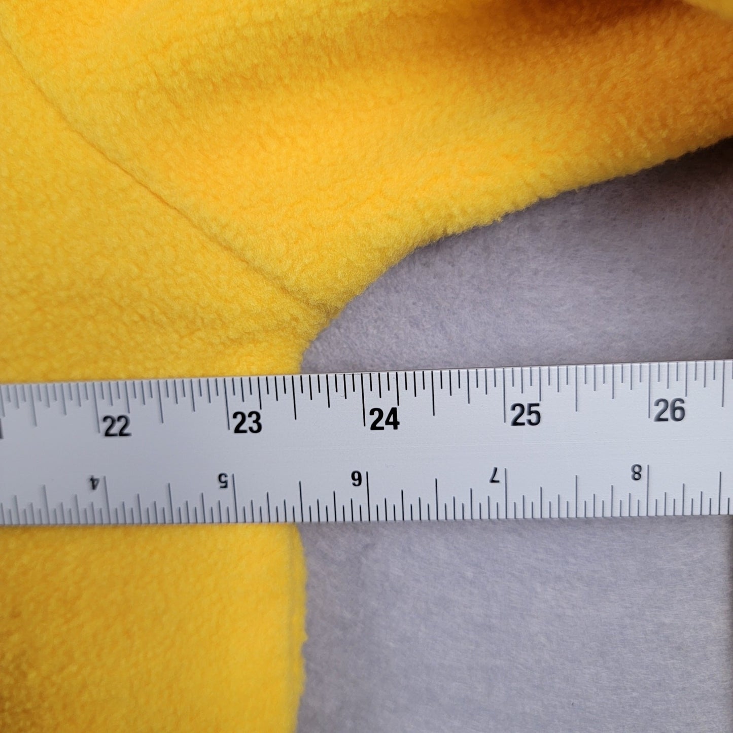 RawGear Oversized Pullover 1/3 Zip Fleece Jacket Yellow Sz M9