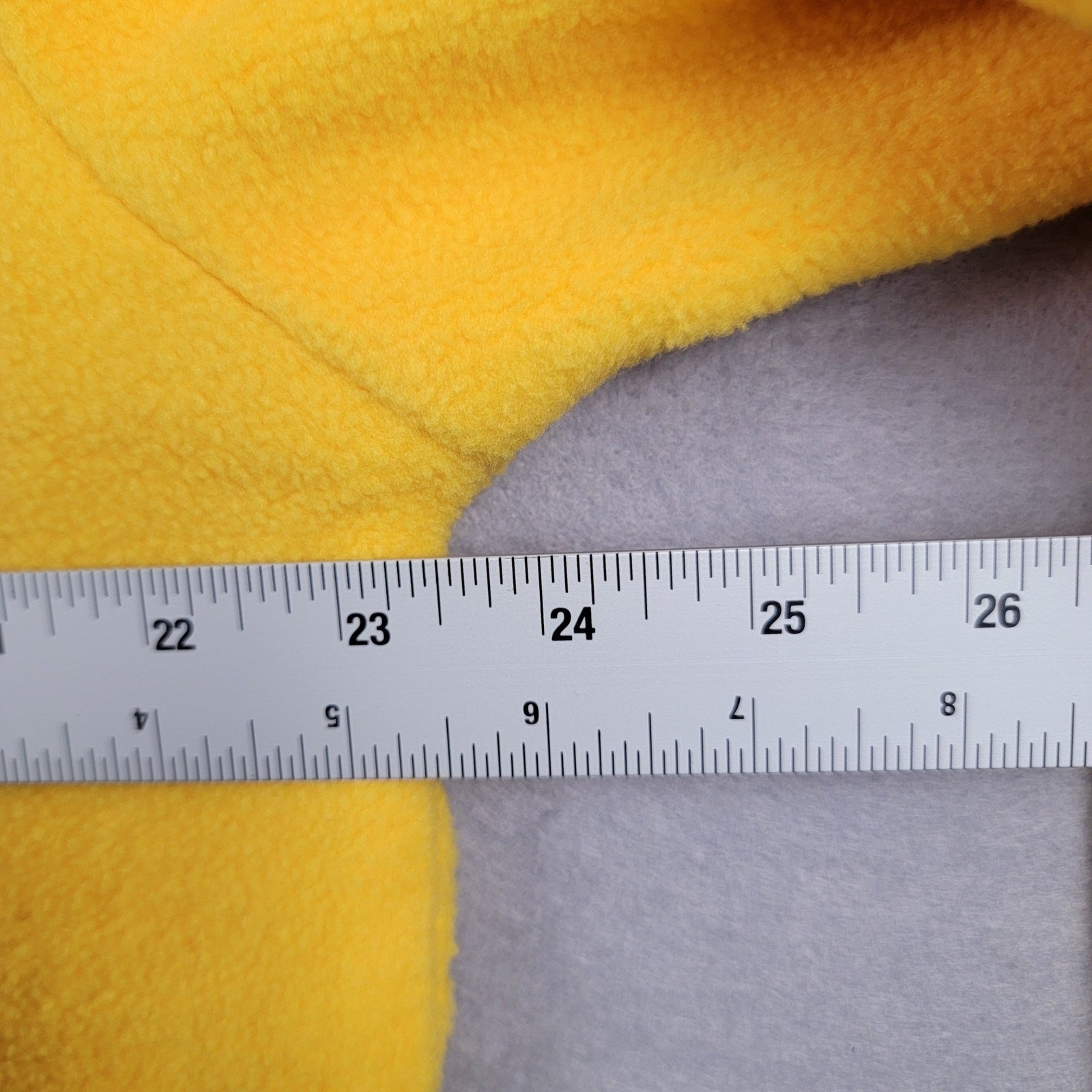 RawGear Oversized Pullover 1/3 Zip Fleece Jacket Yellow Sz M9