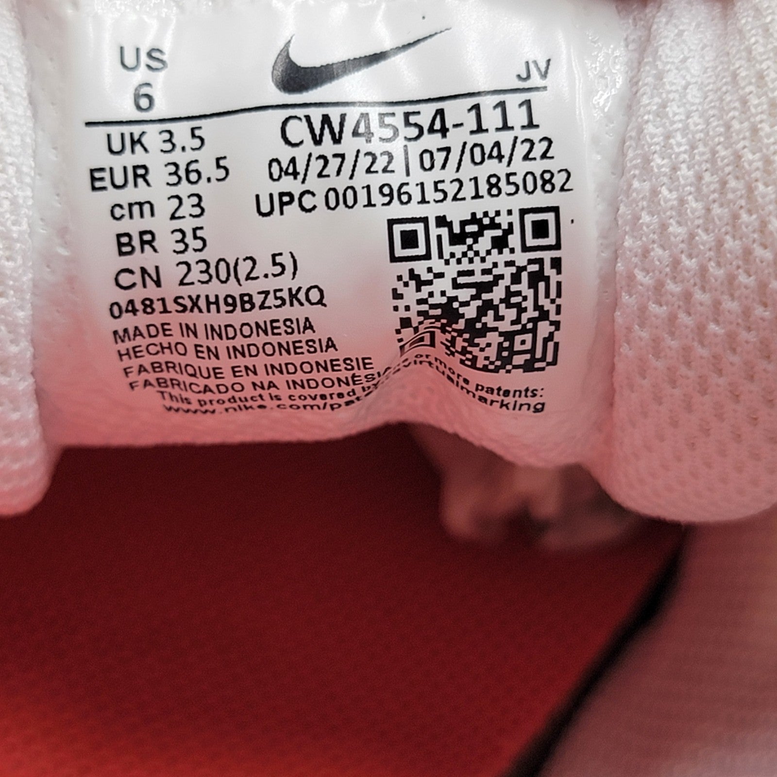 Wmns Nike Air Max SC Size 6 White Magic Ember 2022 CW4554111