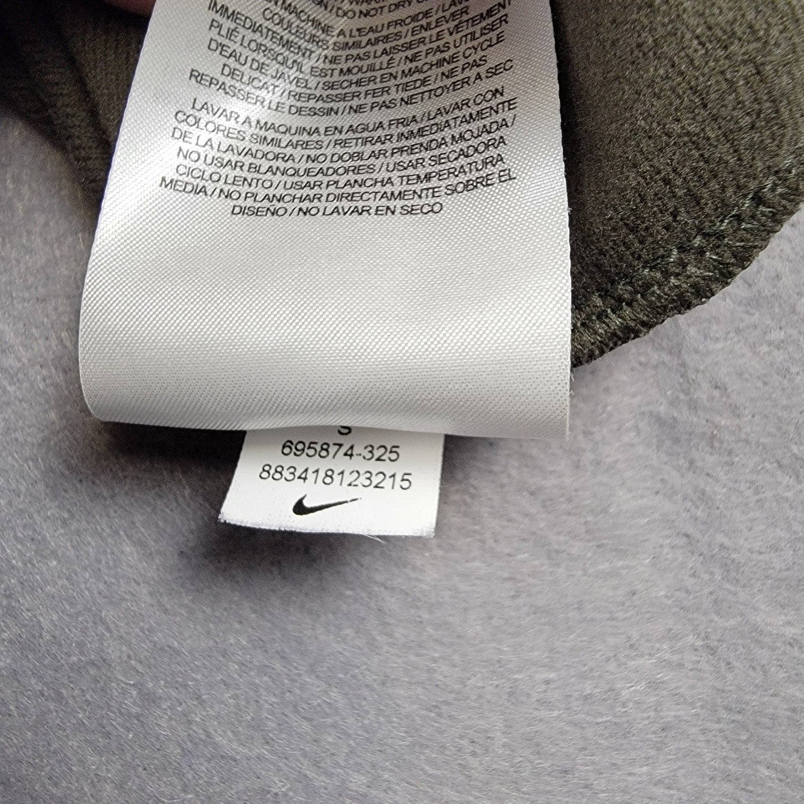 Nike DriFit New Orleans Saints Salute to Service Zip Up Sz S
