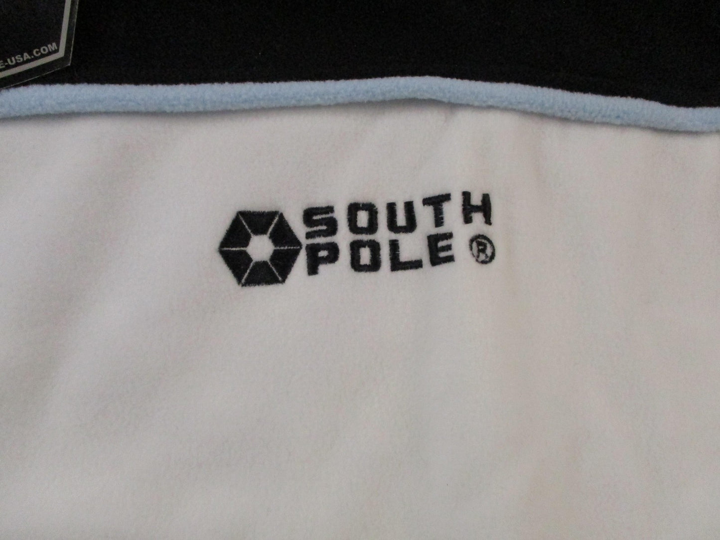 Southpole Jacket Mens XL White Blue Fleece Windbreaker Pockets Outdoor 162916313