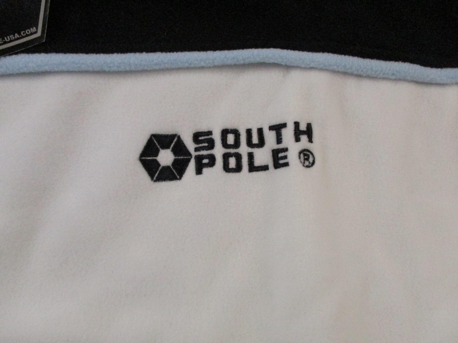Southpole Jacket Mens XL White Blue Fleece Windbreaker Pockets Outdoor 162916313